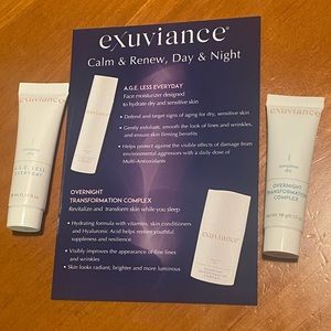 Exuviance Calm & Renew, Day & Night Skincare